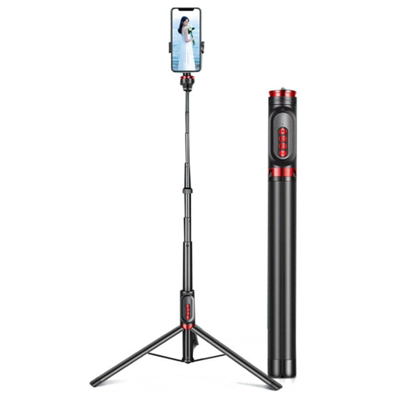 AB204B 1.8m Camera Phone Holder Extendable Tripod Floor Stand Bluetooth Live Streaming Selfie Stick AB204B 1.8m Camera Phone Holder Extendable Tripod Floor Stand Bluetooth Live Streaming Selfie Stick